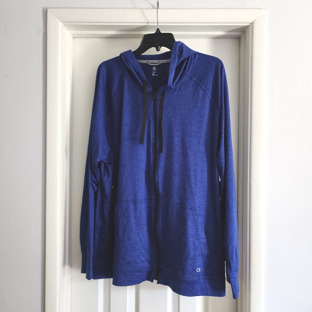 Gap Fit Blue Quick dry Zipper Jacket XL